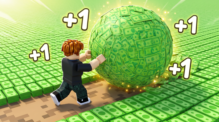 +1 Money Roll To Get Rich official Roblox cover art